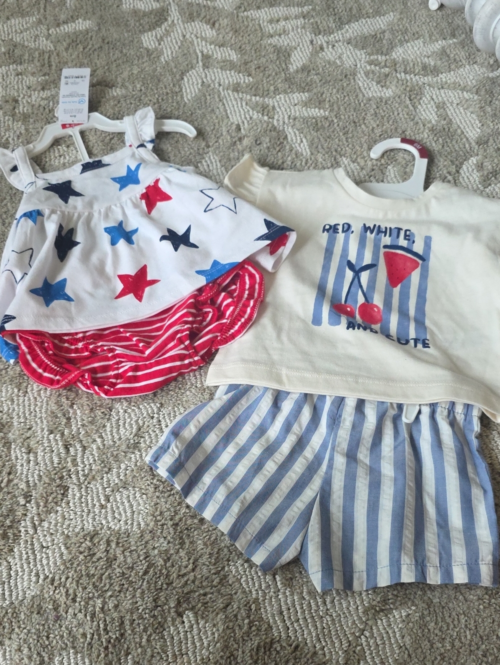 NWT Carter's Americana Matching Sets- 6 Months